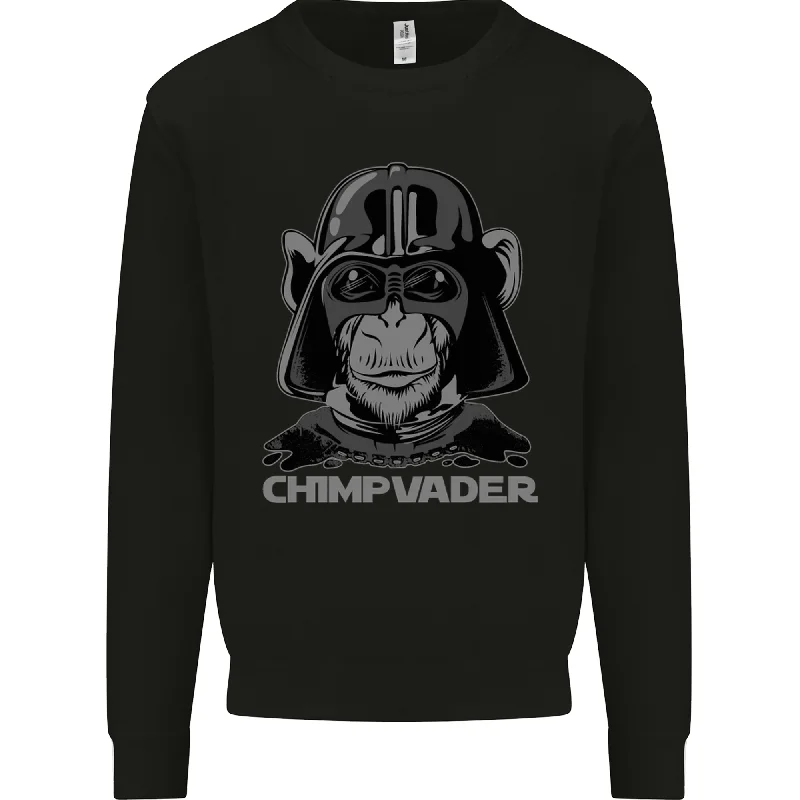 Chimpvader Monkey Ape Chimpanzee Chimp Mens Sweatshirt Jumper
