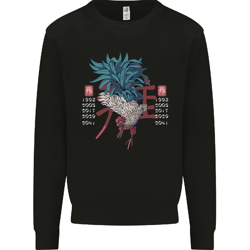 Chinese Zodiac Year of the Rooster Mens Sweatshirt Jumper