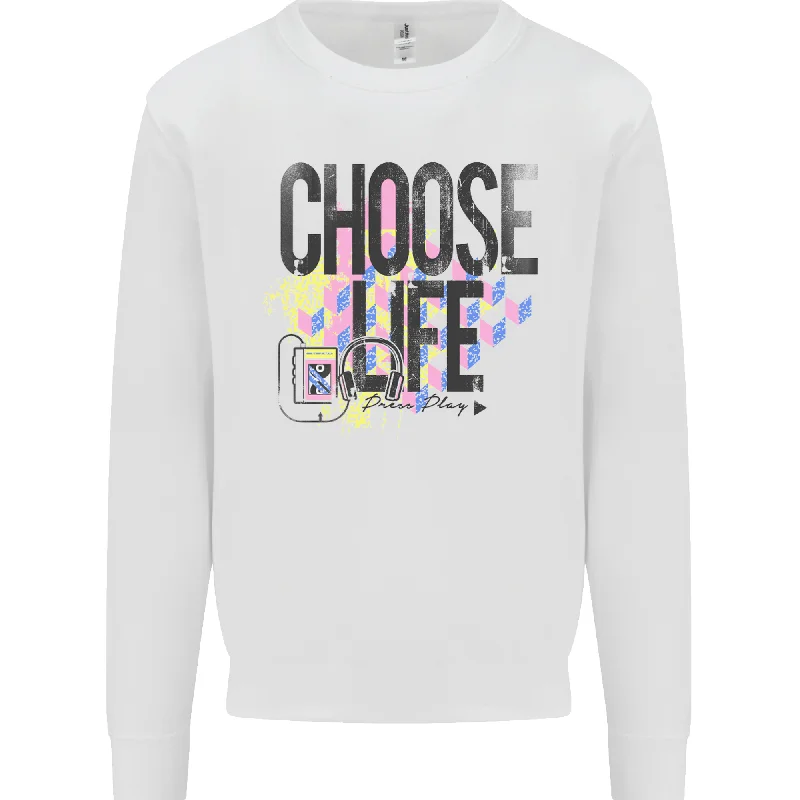Choose Life Mens Sweatshirt Jumper