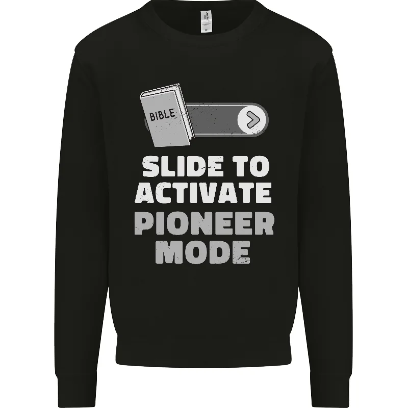 Christian Pioneer Mode Funny Christianity Mens Sweatshirt Jumper