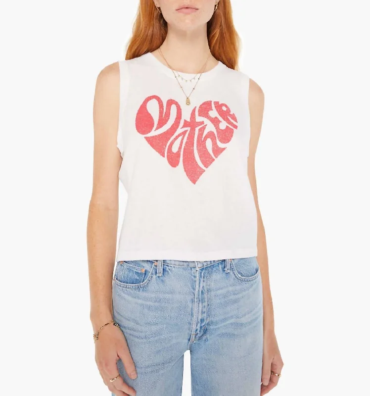 Strong And Silent Type Tank In Heart Mother