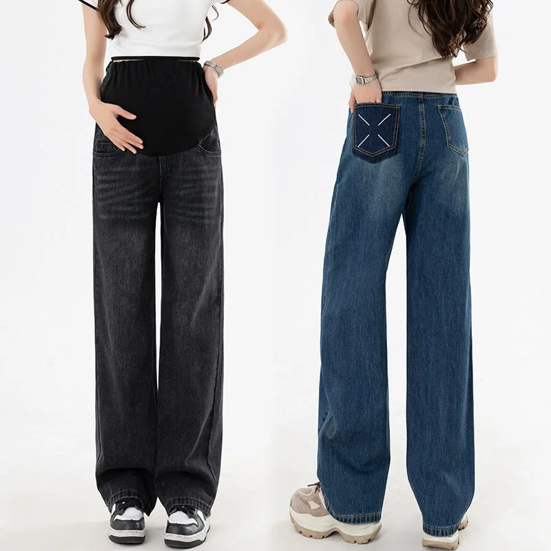 NiDELL: Women’s Vintage Loose Trousers Belly Support For Autumn