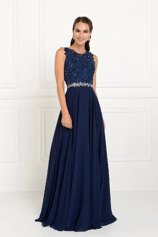 Long Bridesmaid Prom Dress Formal