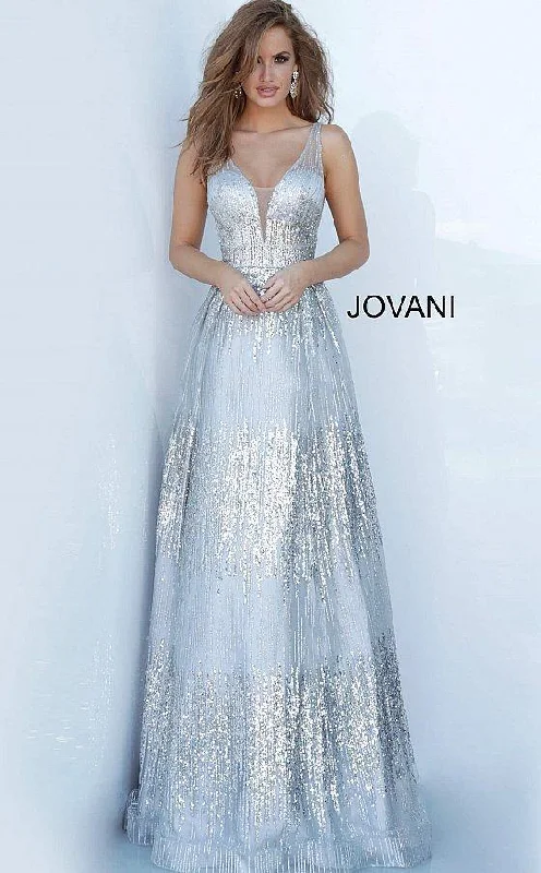 Jovani Long Metallic Prom Dress Sale