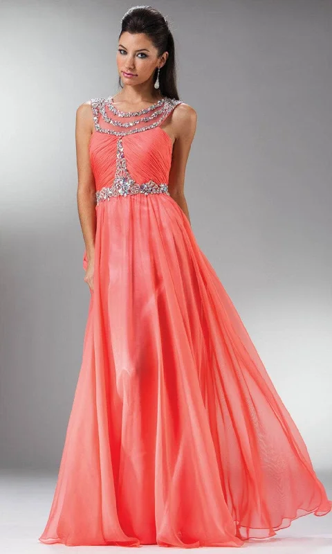 Cinderella Divine 7935 - Jewel Ornate Prom Dress