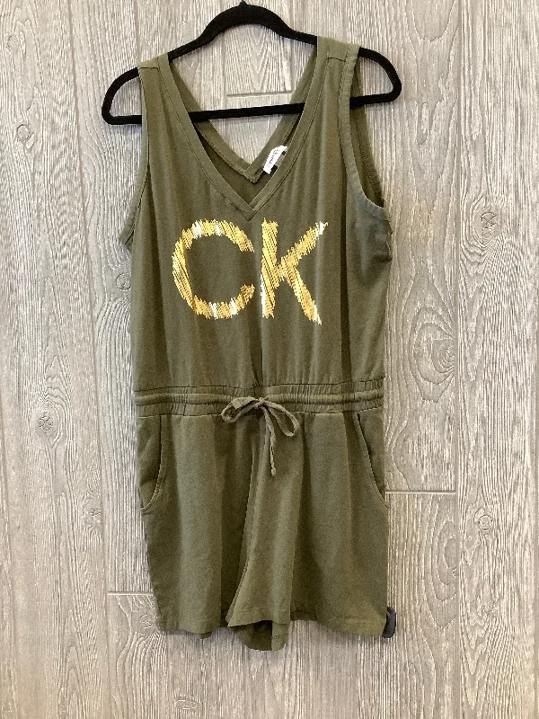 Green Romper Calvin Klein, Size L