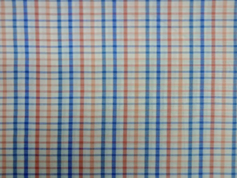 Multicolor Cotton Plaid Check Fabric