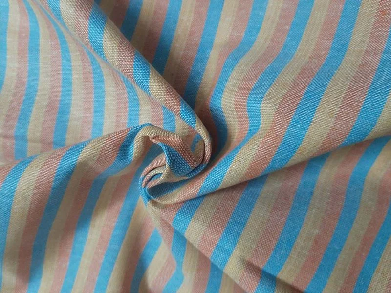 Multicolor Stripes Cotton Fabric