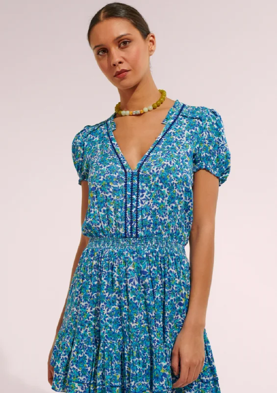 Poupette St. Barths Bibi Dress |Blue Net