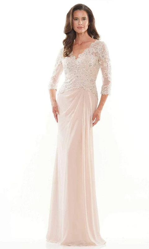 Rina Di Montella RD2744 - Sheer Crystal Mother of the Bride Dress