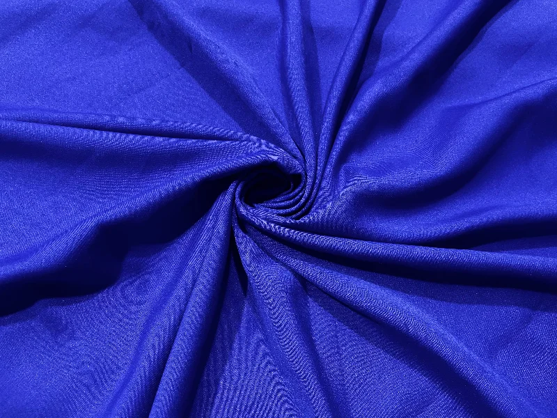 Royal Blue Plain Butter Crepe Fabric