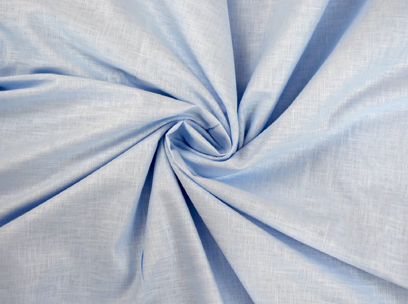 Sky Blue Premium Linen 60 Lea Fabric