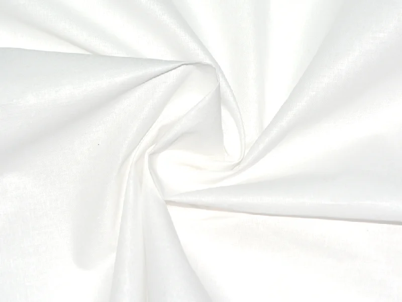 White Plain Pure Premium Cotton Fabric