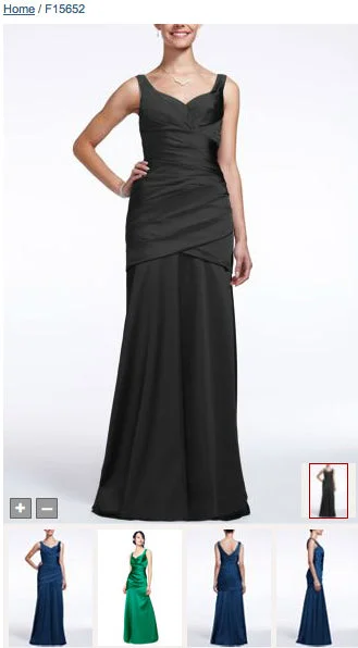 Other NEW! David's Bridal Long Sleeveless Stretch Satin