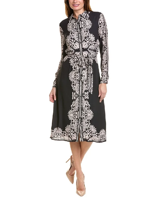 T Tahari Parisian Paisley Shirtdress